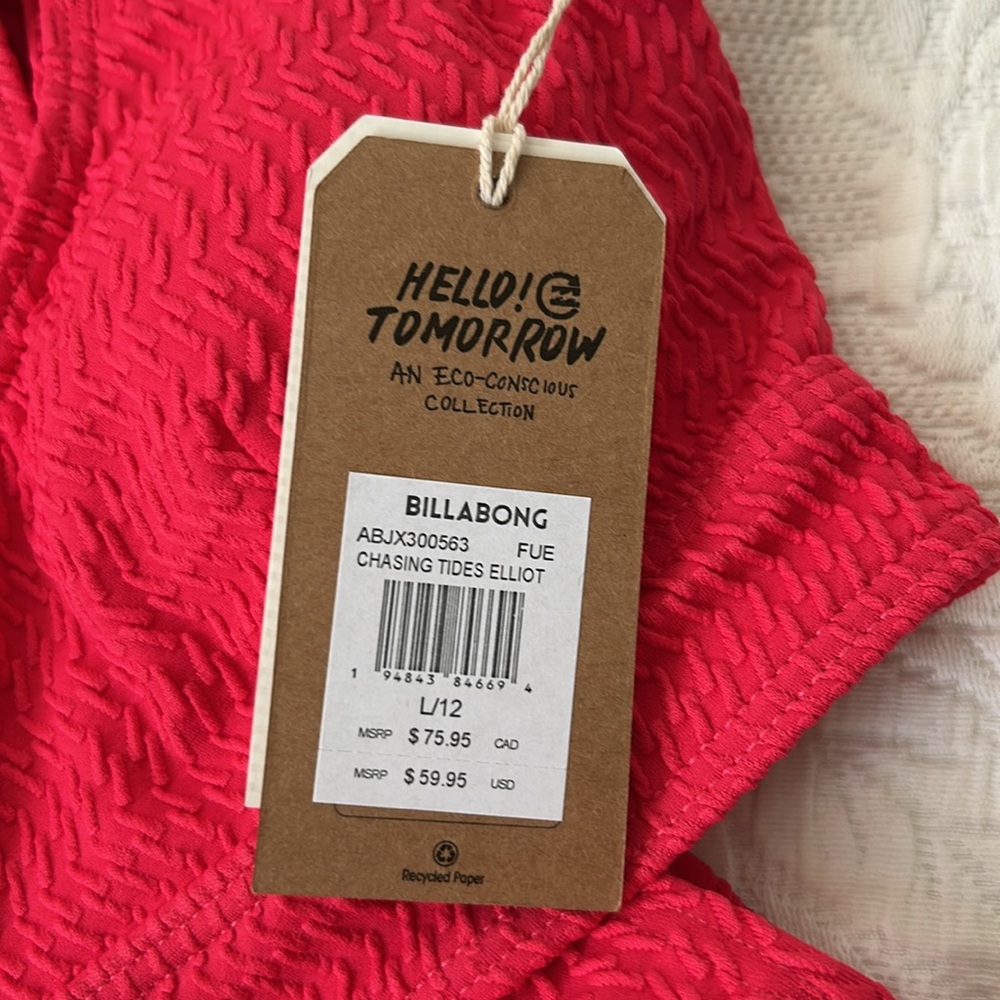 NWT Billabong Chasing Tides Elliot bikini set. Size Medium bottom, Large Top. - Picture 6 of 16